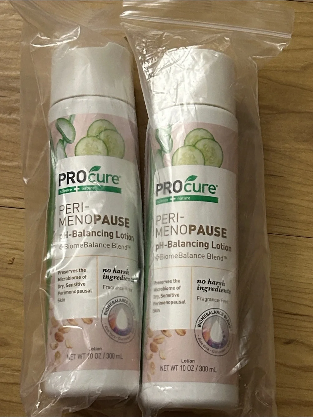 PROcure Peri-Menopause pH-Balancing Lotion - set of 2 both new. Each is 10 oz
